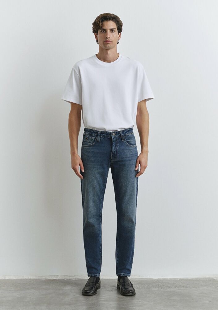 Mavi London Deep Blue Denim Erkek Jean Pantolon 0010172-90981 (1)