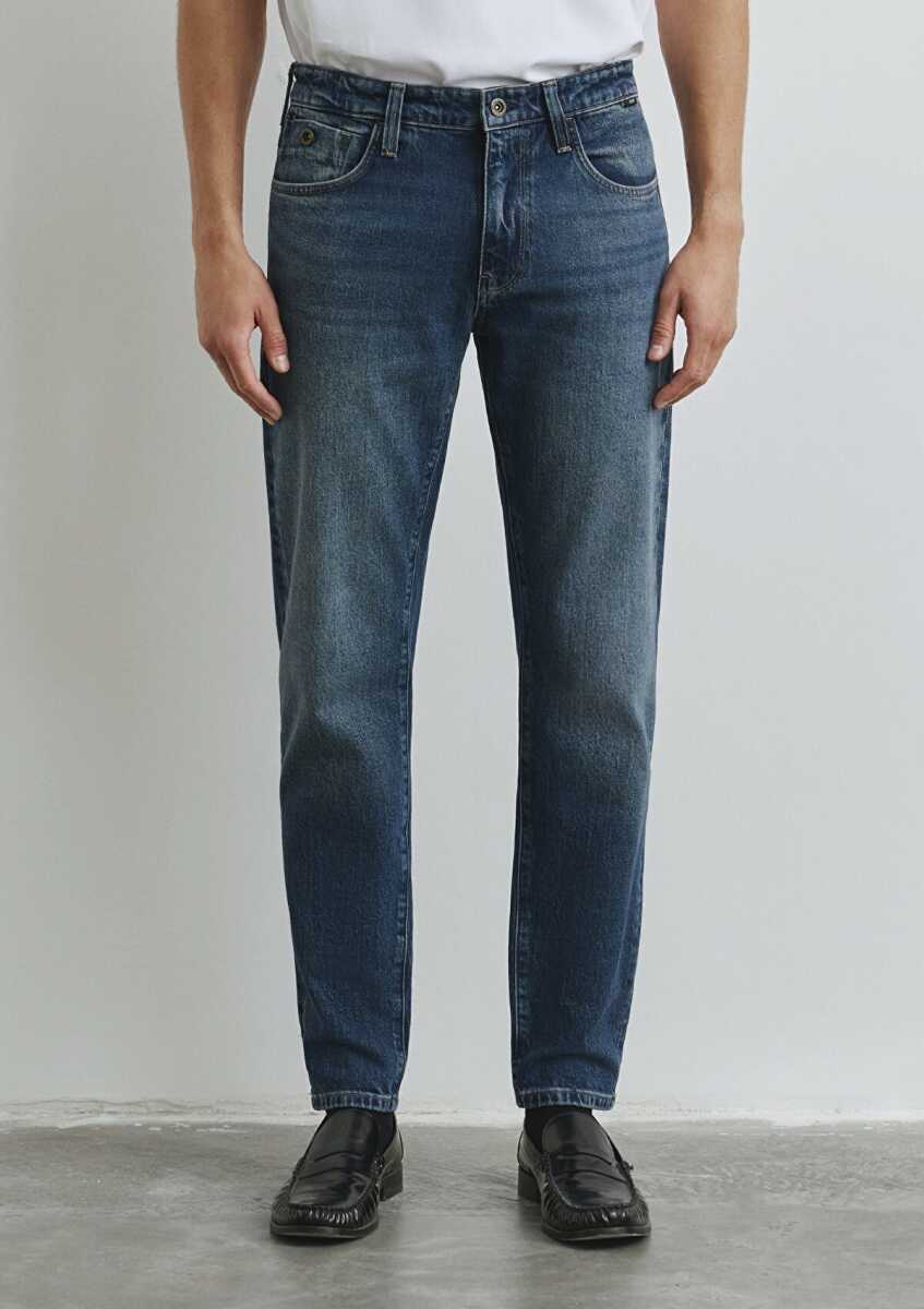 Mavi London Deep Blue Denim Erkek Jean Pantolon 0010172-90981 - 3