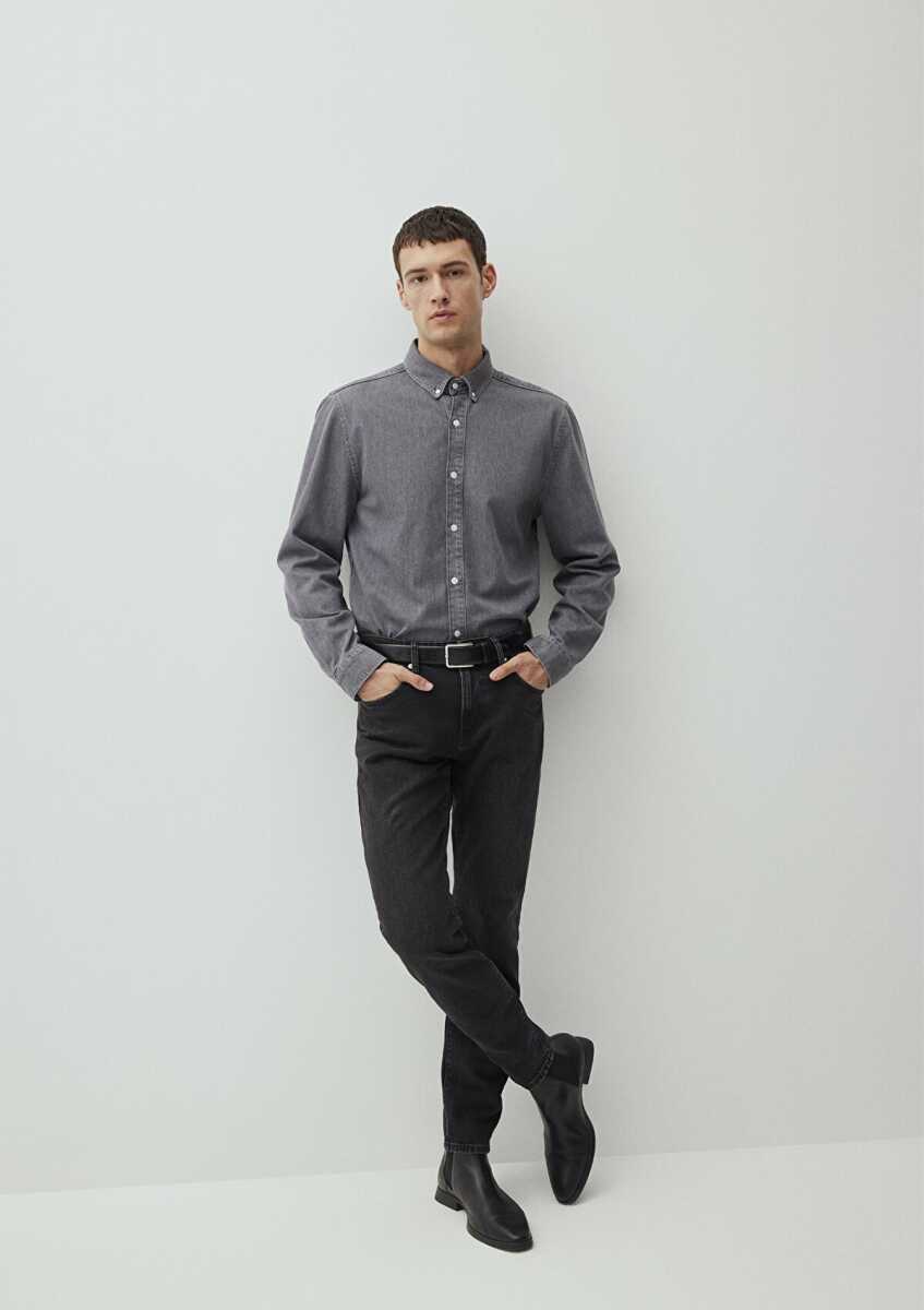 Mavi London Deep Smoke Classic Demin Erkek Jean Pantolon 0010172-87848 - 3