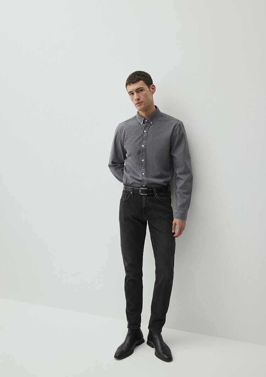Mavi London Deep Smoke Classic Demin Erkek Jean Pantolon 0010172-87848 - 5