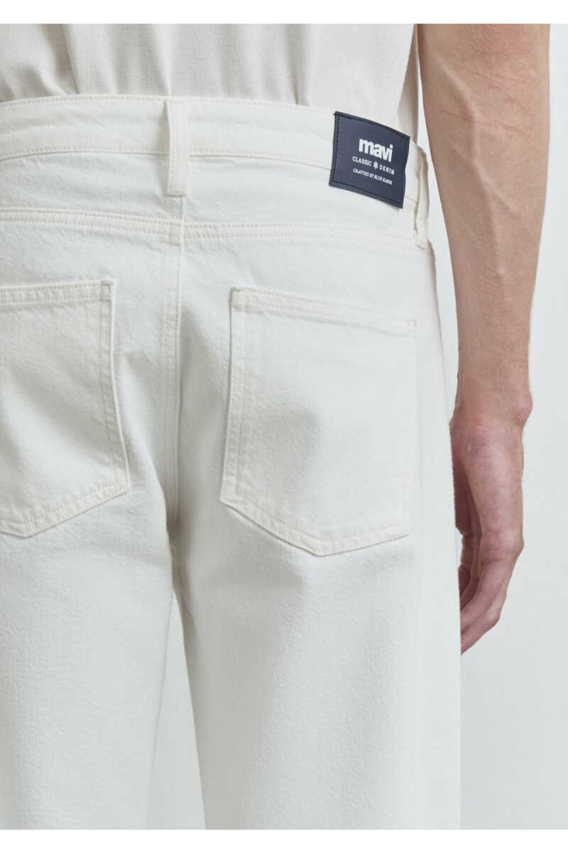 Mavi London Off White Classic Denim Erkek Jean Pantolon 0010172-89657 - 7