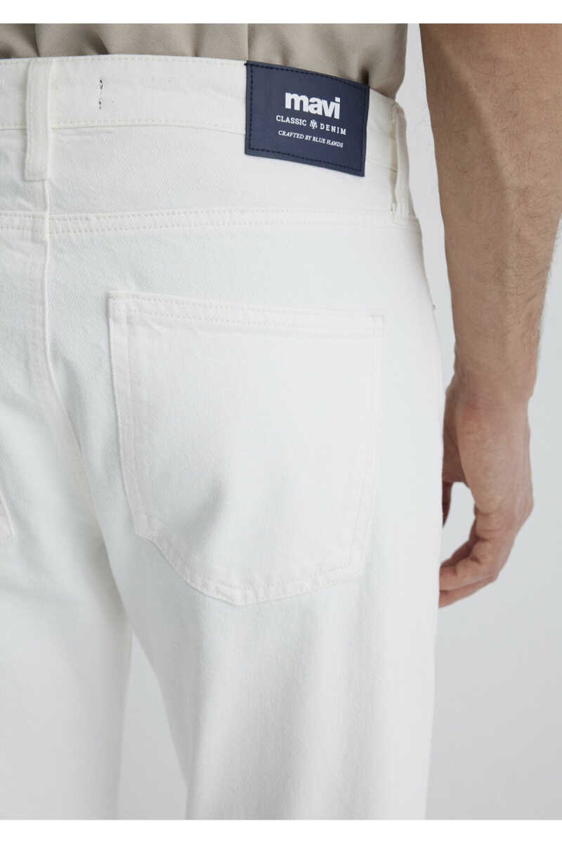Mavi London Off White Classic Denim Erkek Jean Pantolon 0010172-89657 - 8