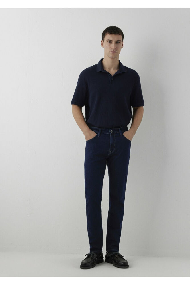 Mavi London Premium Selvedge Rinse Tapered  Erkek Jean Pantolon 0010172-A4237 (1)