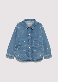 Mavi Lulu Mid Flower Denim Çocuk Jean Gömlek 7210002-90881 