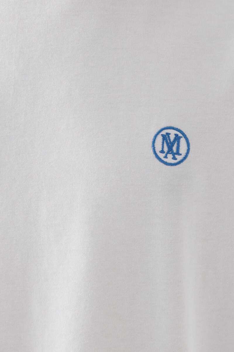 Mavi M Logo Beyaz Erkek Tişört 062774-620 - 5