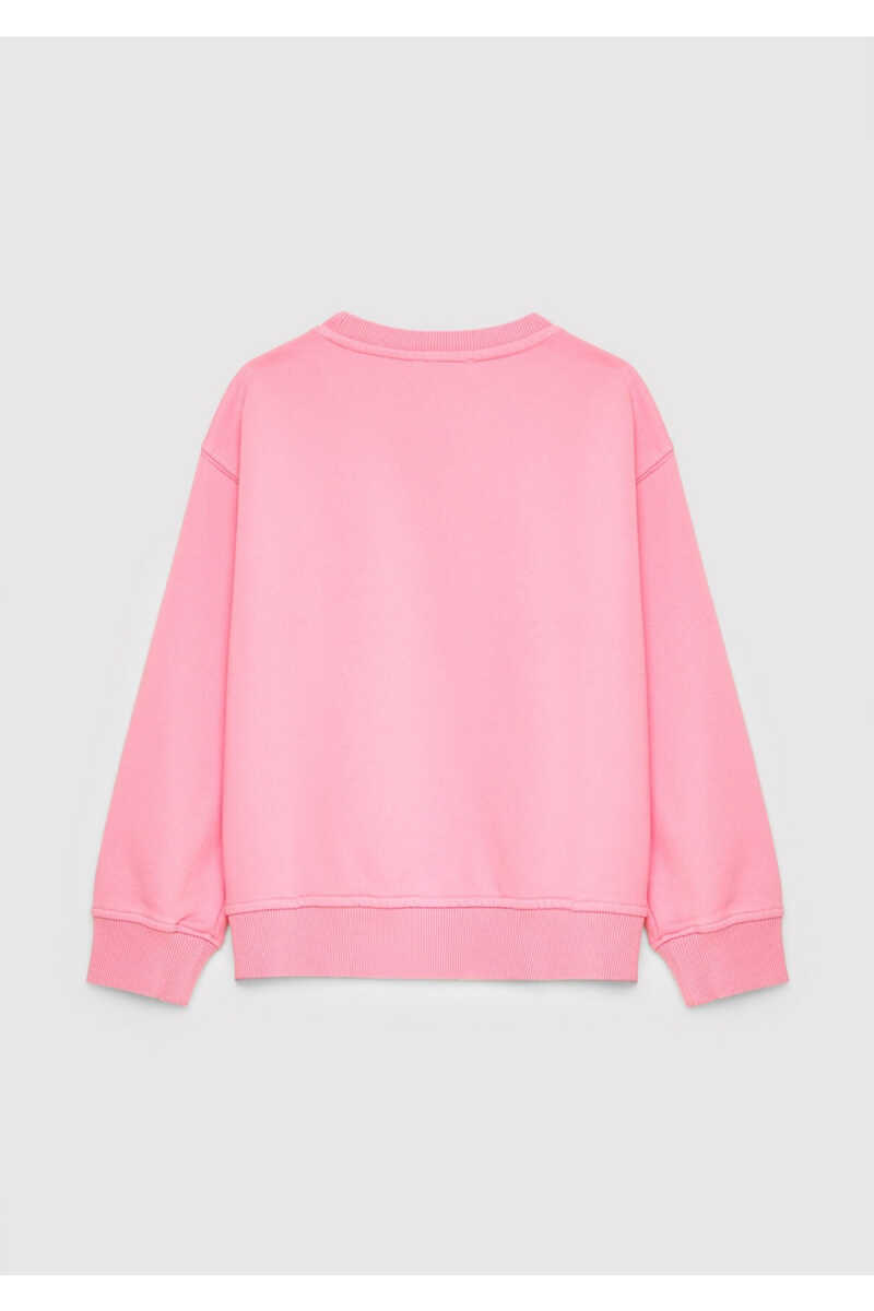 Mavi M Logo Detaylı Pembe Loose Fit Çocuk Sweatshirt 7S10190-71015 - 4