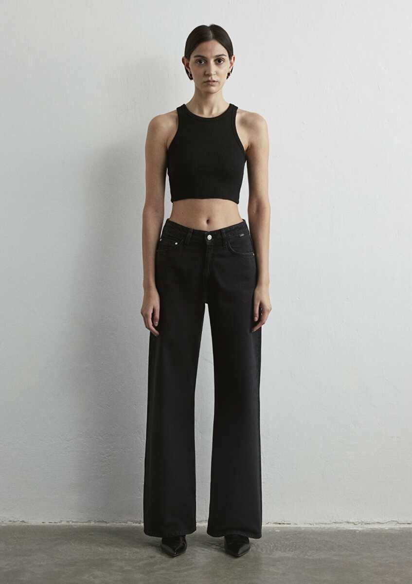 Mavi Malıbu Dark Smoke Denim Kadın Jean Pantolon 1010152-84023 - 2