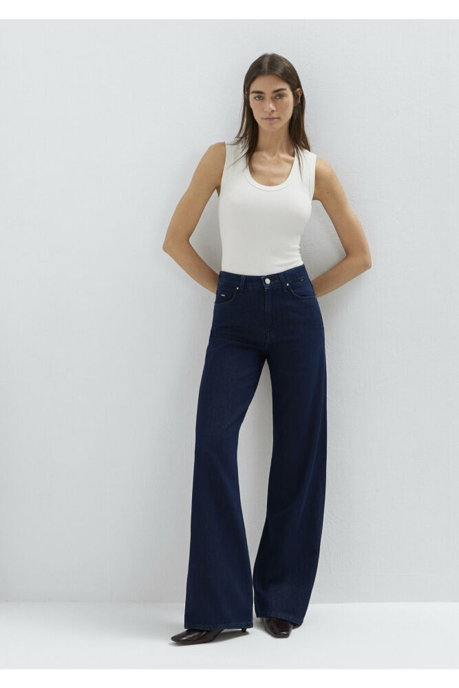 Mavi Malibu Mavi Edition Rinse Wide Leg Yüksek Bel Geniş Paça Kadın Jean Pantolon 1010152-A3168