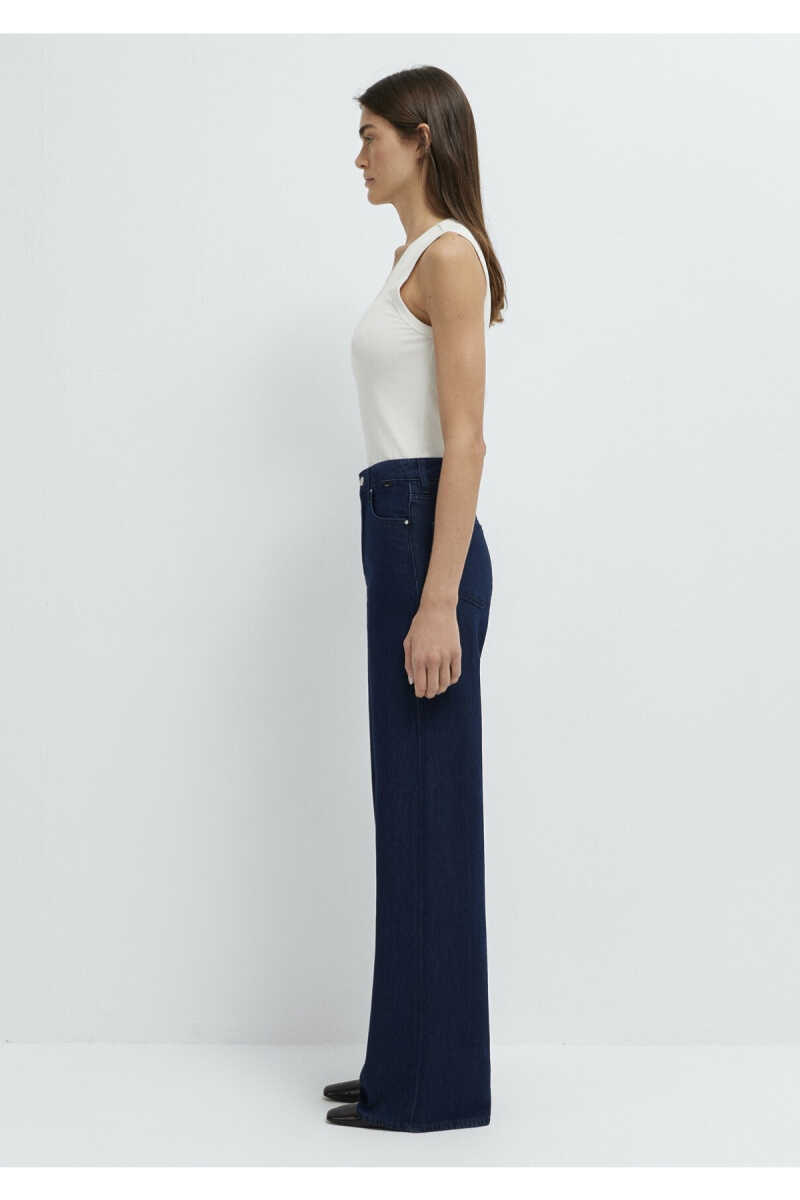 Mavi Malibu Mavi Edition Rinse Wide Leg Yüksek Bel Geniş Paça Kadın Jean Pantolon 1010152-A3168 - 6