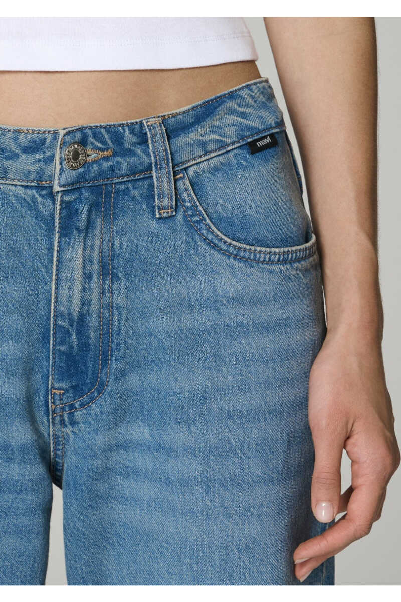 Mavi Malubu Wide Lew Yüksek Bek Kadın Jean Pantolon 1010152-A7536 - 8