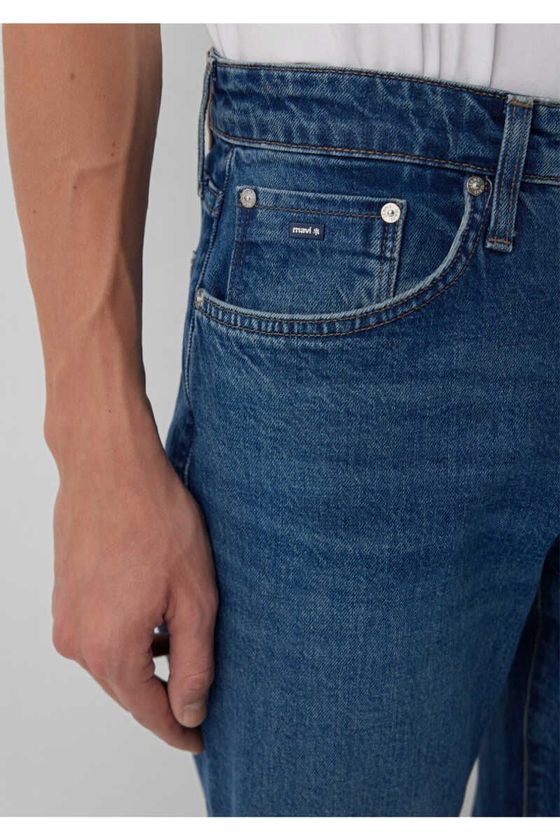 Mavi Marcus 90lar Classic Indigo Mavisi Erkek Jean Pantolon 00351A4072 - 6