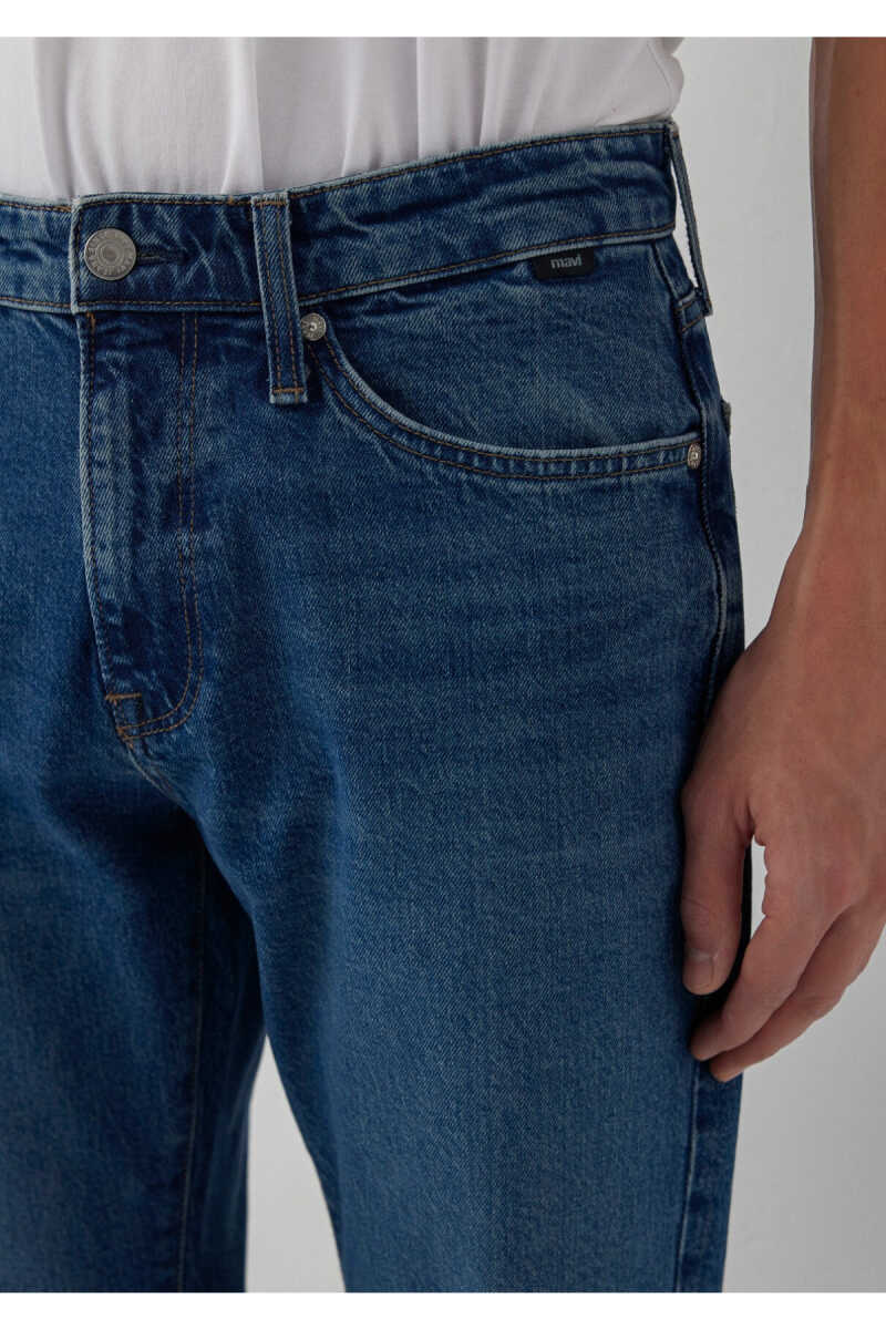 Mavi Marcus 90lar Classic Indigo Mavisi Erkek Jean Pantolon 00351A4072 - 7