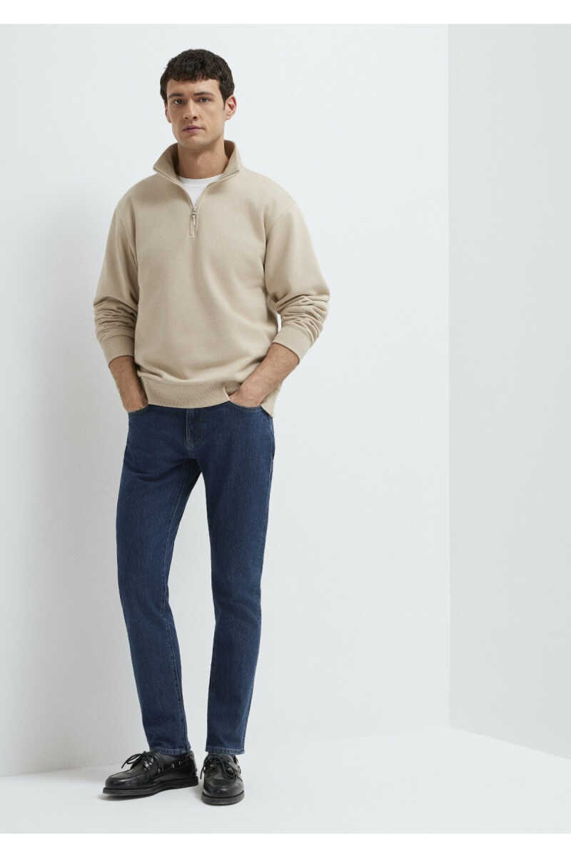 Mavi Marcus Classic Denim Vintage Koyu Indigo Mavisi Gabardin Erkek Jean Pantolon - 1