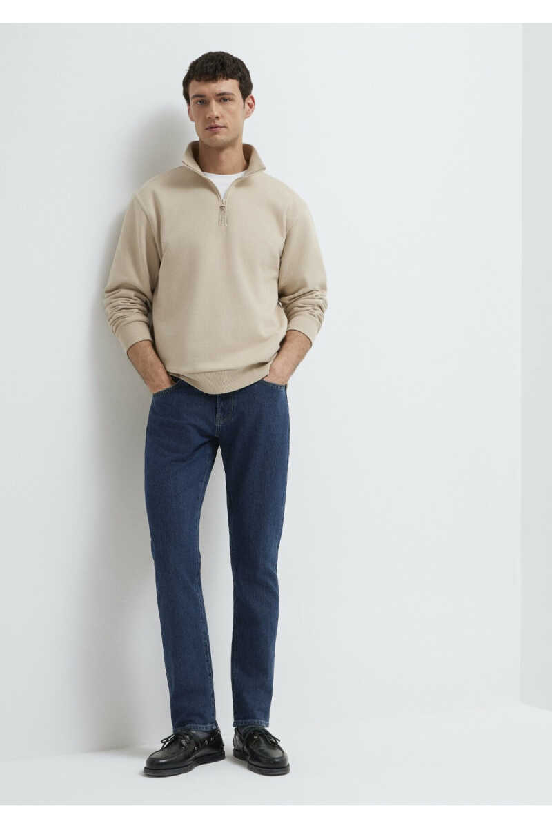 Mavi Marcus Classic Denim Vintage Koyu Indigo Mavisi Gabardin Erkek Jean Pantolon - 2