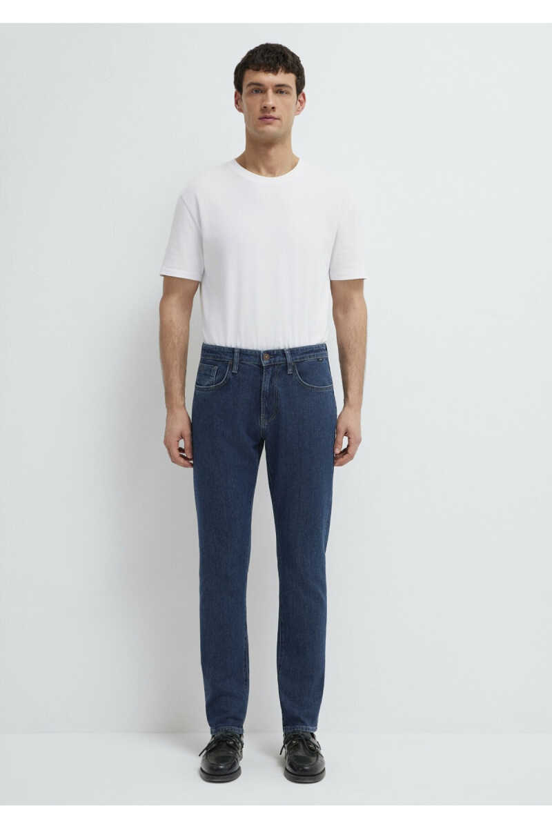 Mavi Marcus Classic Denim Vintage Koyu Indigo Mavisi Gabardin Erkek Jean Pantolon - 3