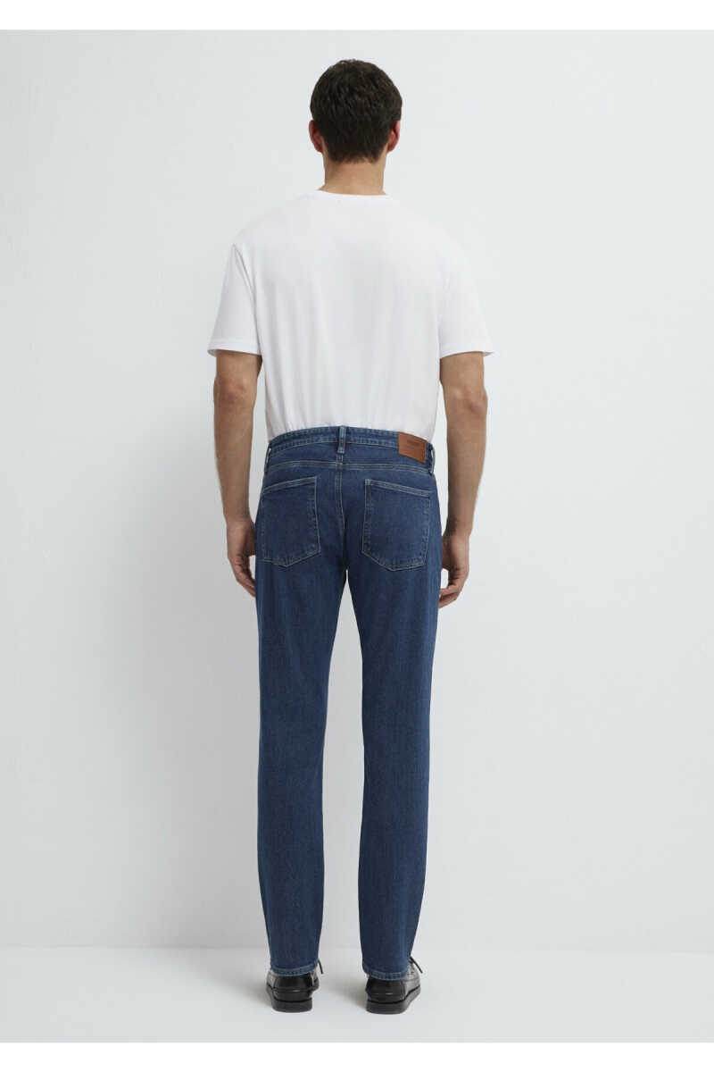 Mavi Marcus Classic Denim Vintage Koyu Indigo Mavisi Gabardin Erkek Jean Pantolon - 5