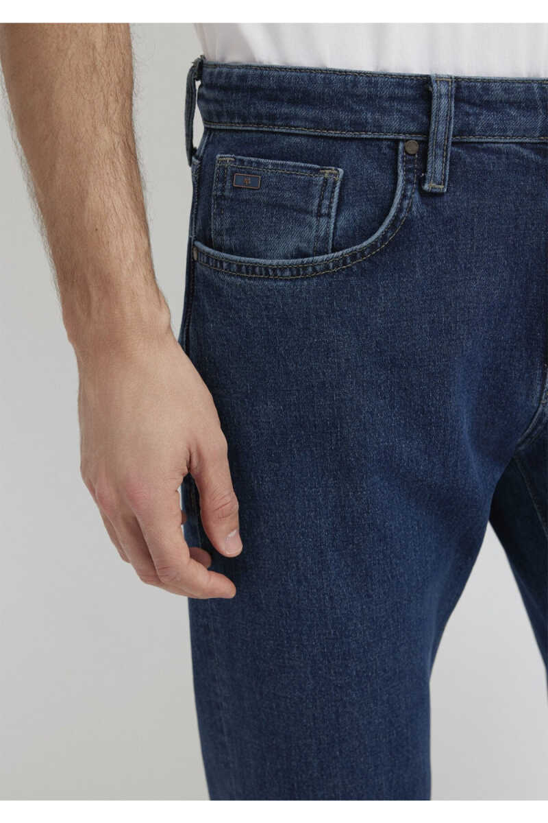 Mavi Marcus Classic Denim Vintage Koyu Indigo Mavisi Gabardin Erkek Jean Pantolon - 7