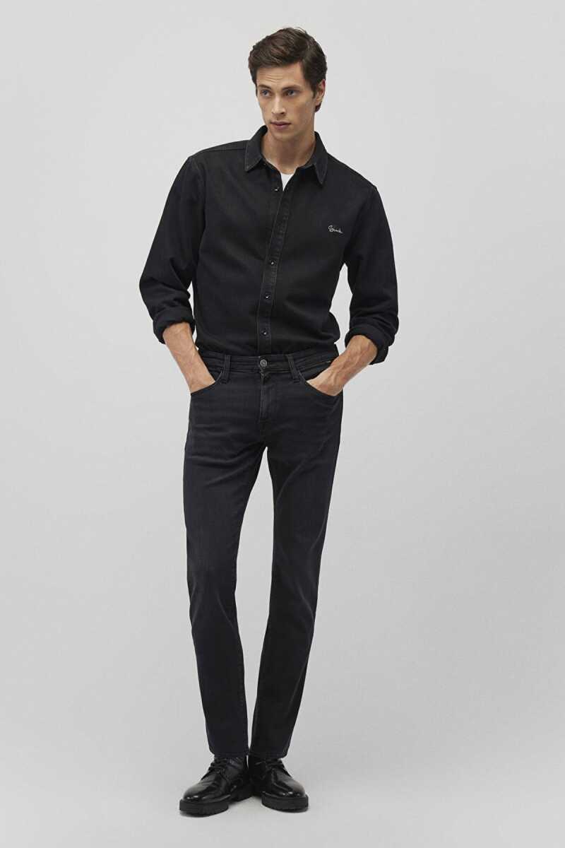 Mavi Marcus Deep Smoke Mavi Black Erkek Jean Pantolon 0035187861 - 2