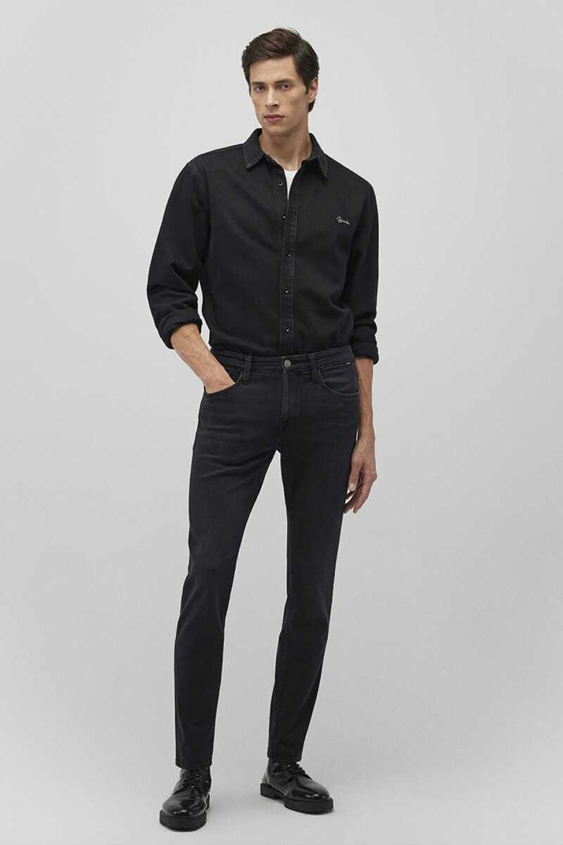 Mavi Marcus Deep Smoke Mavi Black Erkek Jean Pantolon 0035187861 - 4