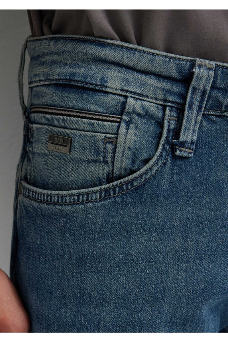 Mavi Marcus Mavi Black Puslu İndigo Mavisi Erkek Jean Pantolon 00351A3279 - 6
