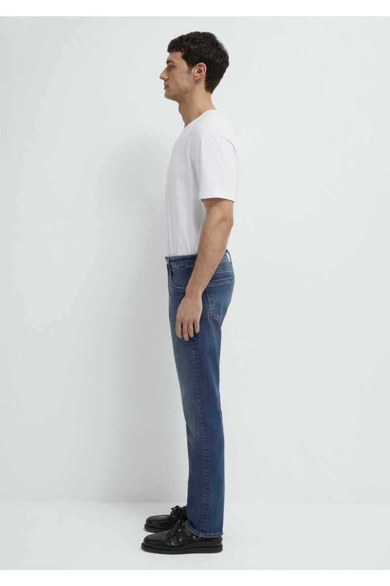 Mavi Marcus Premium Blue Vintage Koyu Mavi Erkek Jean Pantolon 00351A1727 - 4