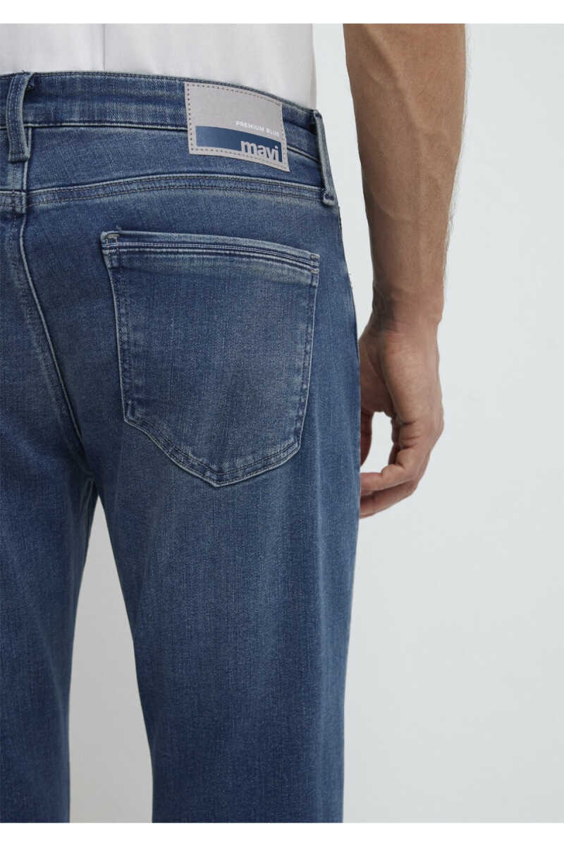 Mavi Marcus Premium Blue Vintage Koyu Mavi Erkek Jean Pantolon 00351A1727 - 8