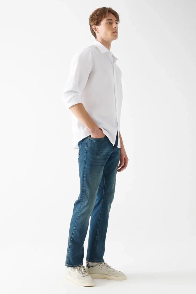 Mavi Martın Dark Used Mavi Black Erkek Jean Pantolon 0037834801 (1)