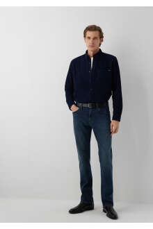 Mavi Martin Lux Black Puslu Mürekkep Mavi Erkek Jean Pantolon 00378A4049