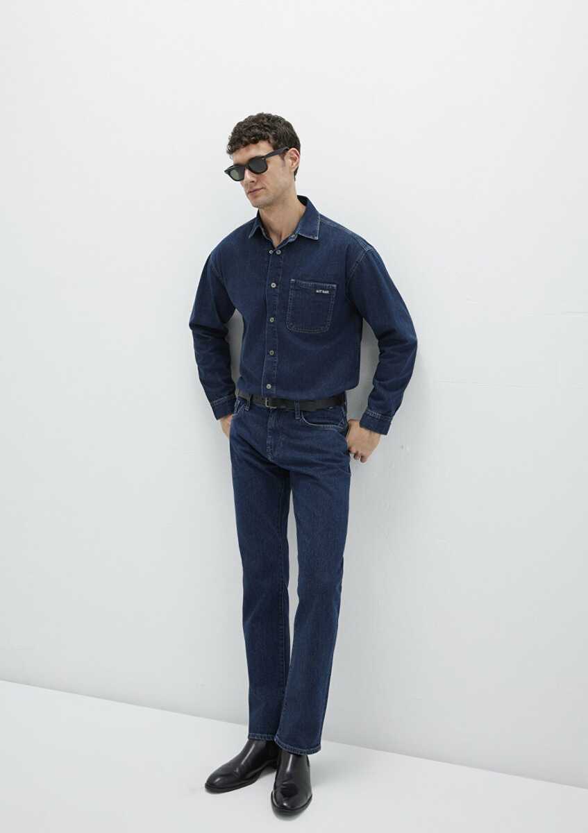 Mavi Martin Mavi Black Koyu Puslu Mavi Erkek Jean Pantolon 0037890982 - 1
