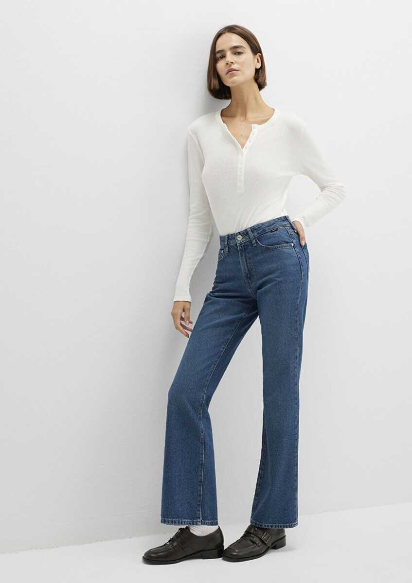 Mavi Mıav Dark Shaded Denim Kadın Jean Pantolon 1010299-91180 - 3