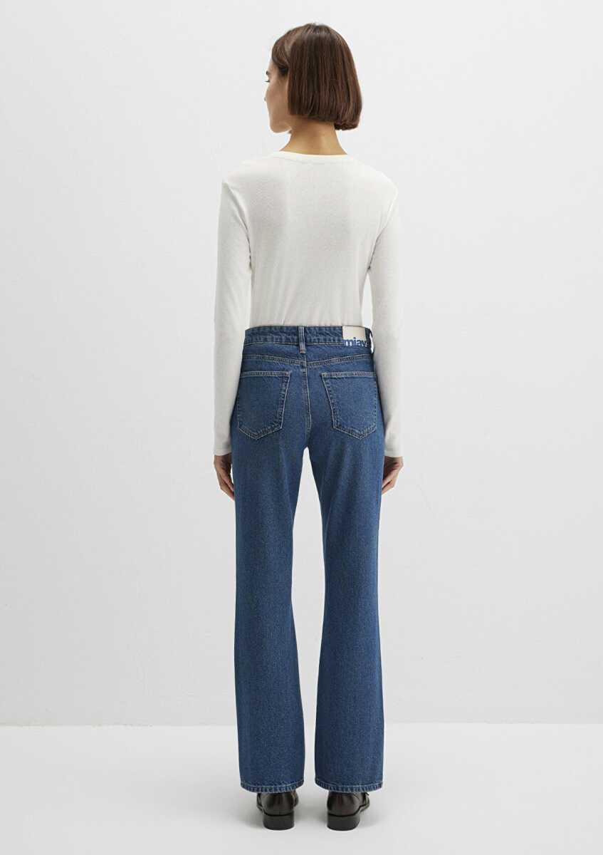 Mavi Mıav Dark Shaded Denim Kadın Jean Pantolon 1010299-91180 - 5