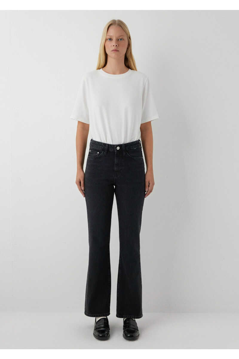 Mavi Mıav Smoke Flare Fit Yüksek Bel Kadın Jean Pantolon 1010299-A6212 - 3