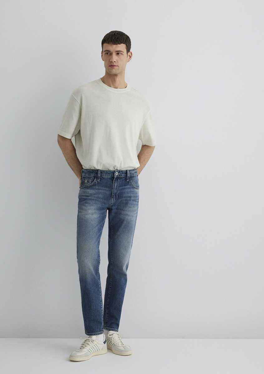 Mavi Mılan Authentic Blue Mavi Pro Tapered Normal Bel Daralan Paça Erkek Jean Pantolon 0081089655 - 1