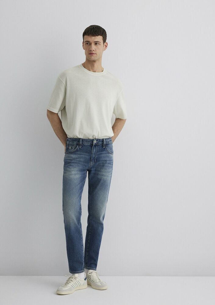 Mavi Mılan Authentic Blue Mavi Pro Tapered Normal Bel Daralan Paça Erkek Jean Pantolon 0081089655