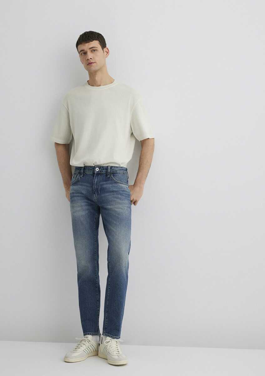 Mavi Mılan Authentic Blue Mavi Pro Tapered Normal Bel Daralan Paça Erkek Jean Pantolon 0081089655 - 2