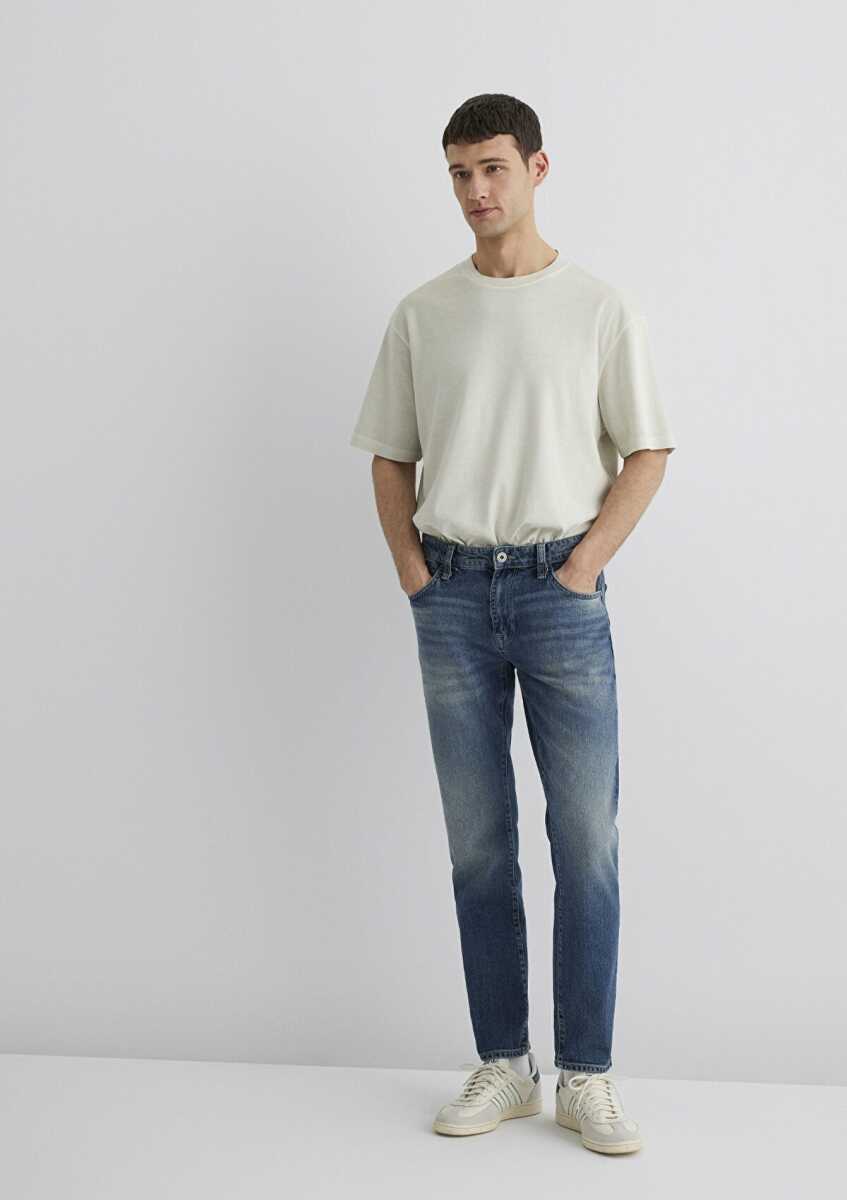 Mavi Mılan Authentic Blue Mavi Pro Tapered Normal Bel Daralan Paça Erkek Jean Pantolon 0081089655 - 3