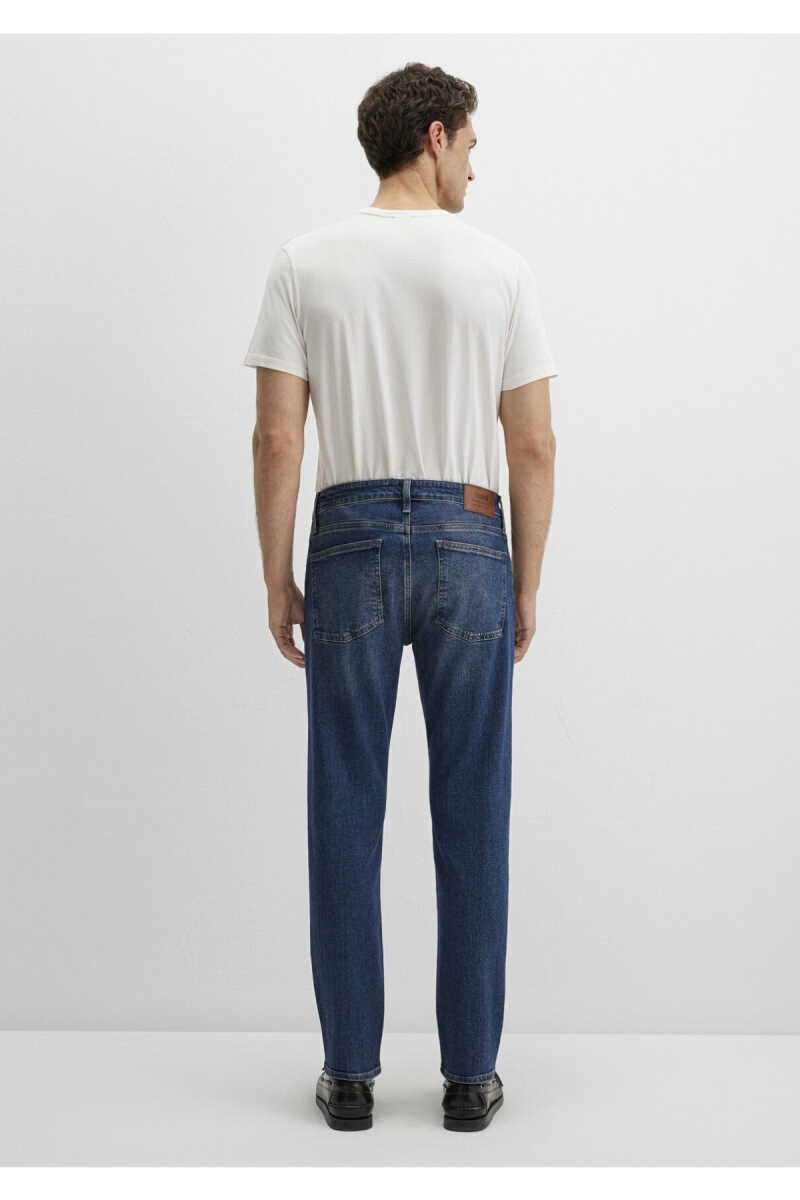 Mavi MILAN Tapered Normal Bel Classic Denim Vintage Koyu Mavi Erkek Jean Pantolon 0081090816 - 4