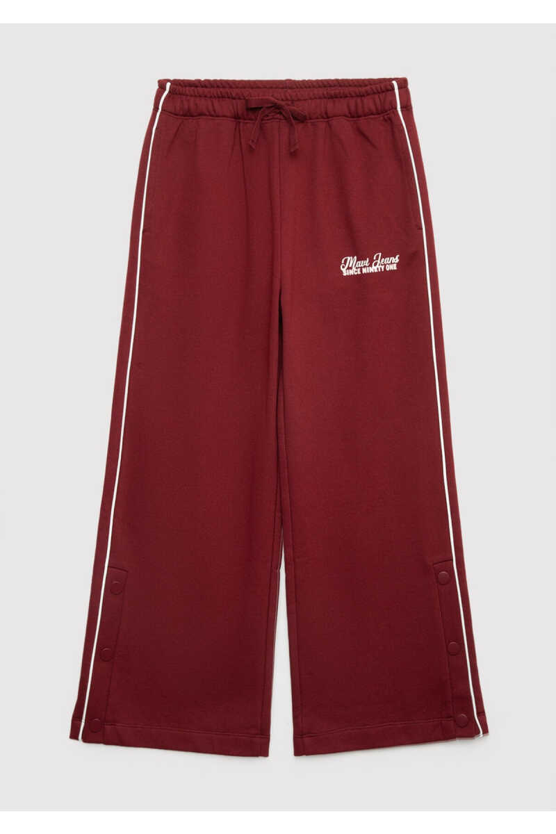 Mavi MJ Baskılı Bordo Loose Fit Çocuk Eşofman Altı 7010059-70393 - 2