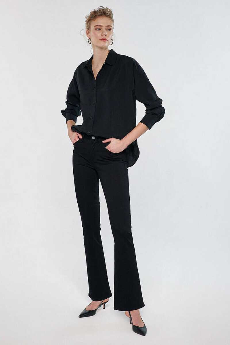 Mavi Molly Black Str Kadın Jean 1013624623 - 1