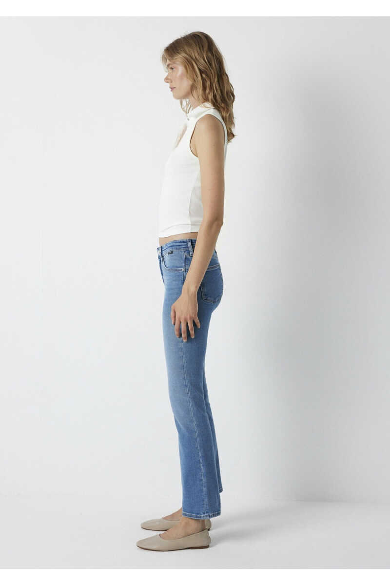Mavi Molly Mid Premium Blue Kadıb Jean Pantolon 10136A3925 - 4