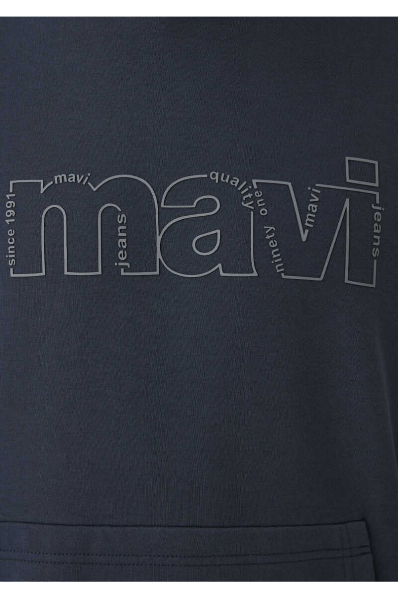 Mavi MVJNS Logo Baskılı Fermuarlı Kapüşonlu Antrasit Loose Fit Erkek Sweatshirt 0S10196-70759 - 7