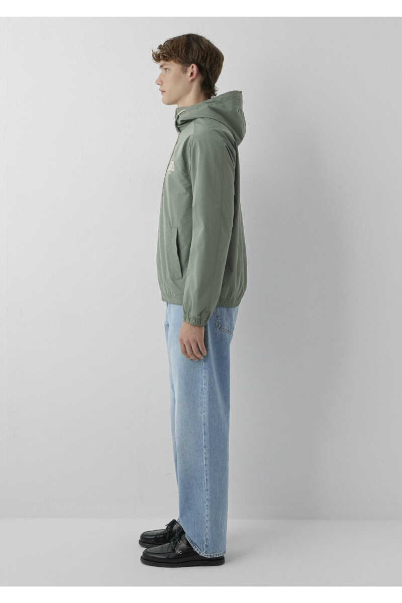 Mavi MVJNS Nakışlı Kapüşonlu Haki Kolej Loose Fit Erkek Mont 0110622-80692 - 4