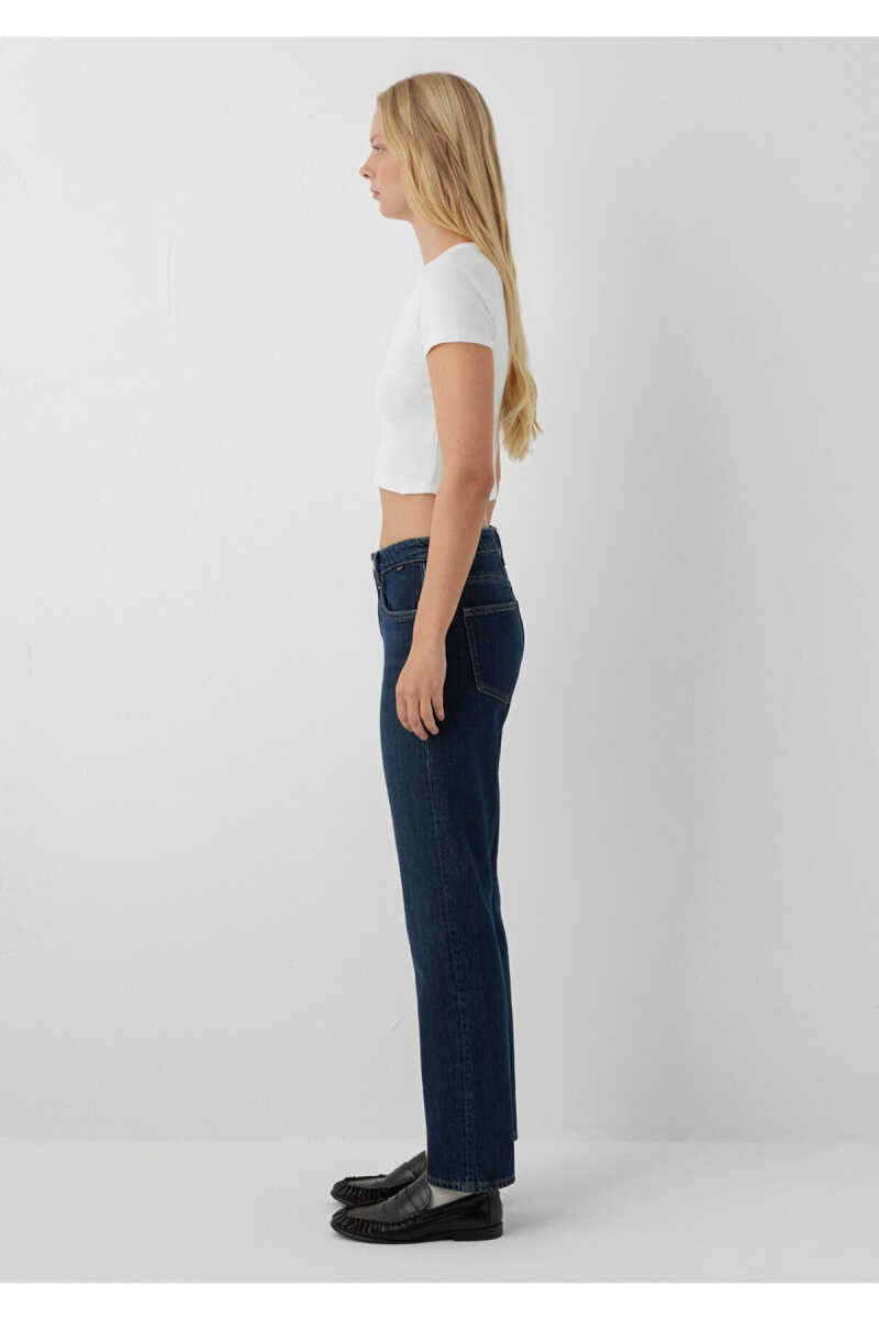 Mavi New York Straight Yüksek Bel Kadın Jean 101441-A3862 - 4