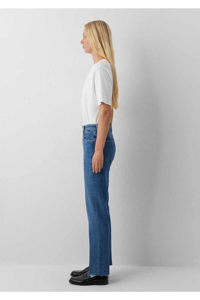 Mavi New York Straight Yüksek bel Kadın Jean Pantolon 101441-A6203 - 4