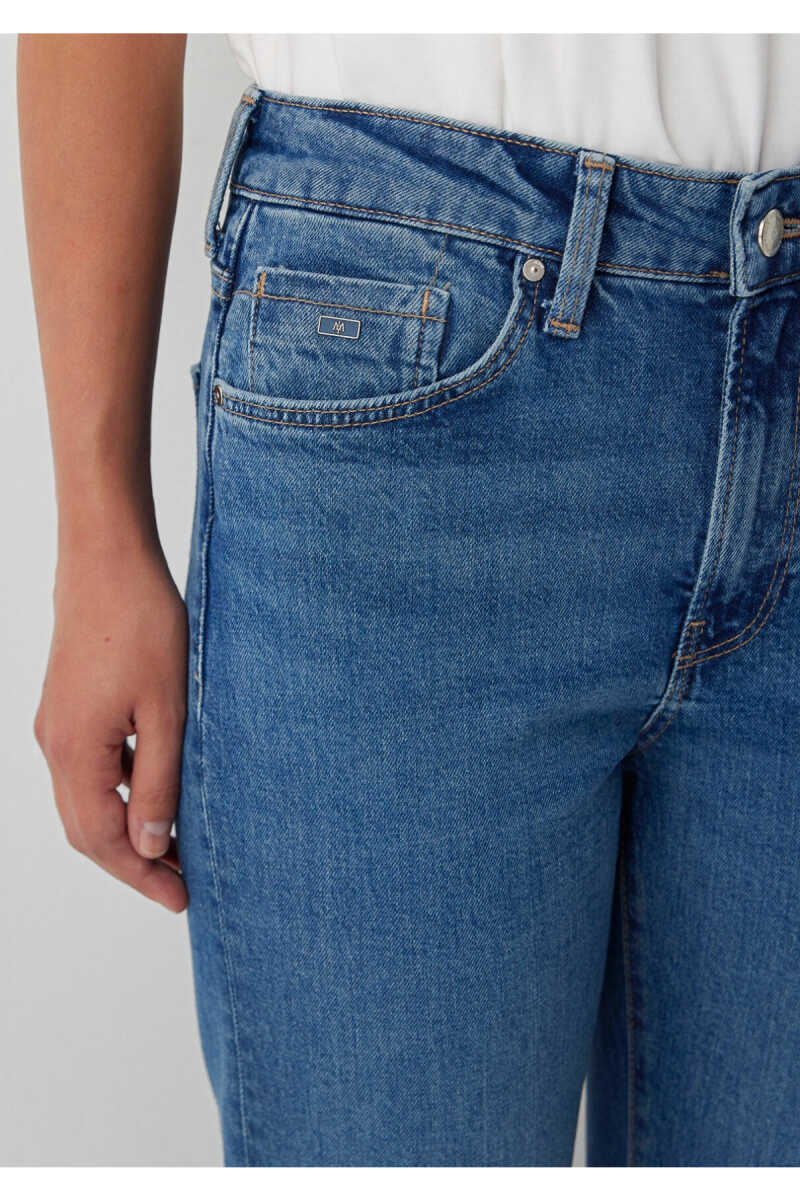 Mavi New York Straight Yüksek bel Kadın Jean Pantolon 101441-A6203 - 7