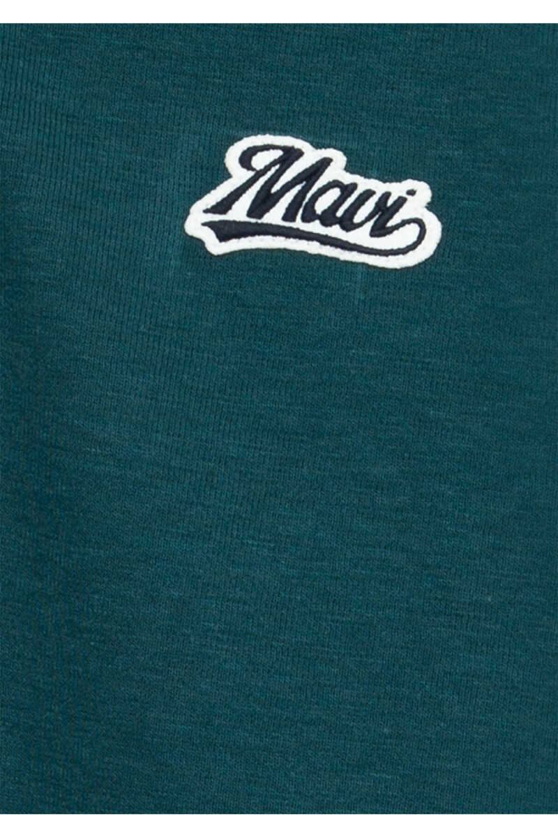 Mavi Patch Detaylı Yeşil Loose Fit Çocuk Sweatshirt 6S10193-71932 - 5