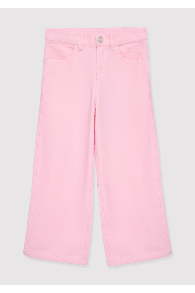 Mavi Pembe Loose Fit Kadife Çocuk Pantolon 7020048-A5975
