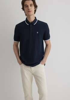 Mavi Polo Yaka Erkek Tişört 066039-30651