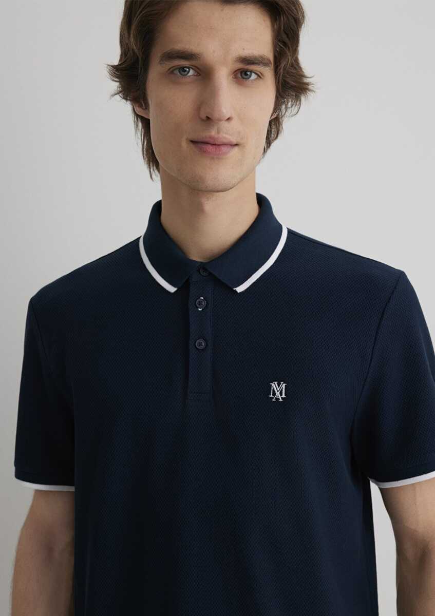 Mavi Polo Yaka Erkek Tişört 066039-30651 - 5