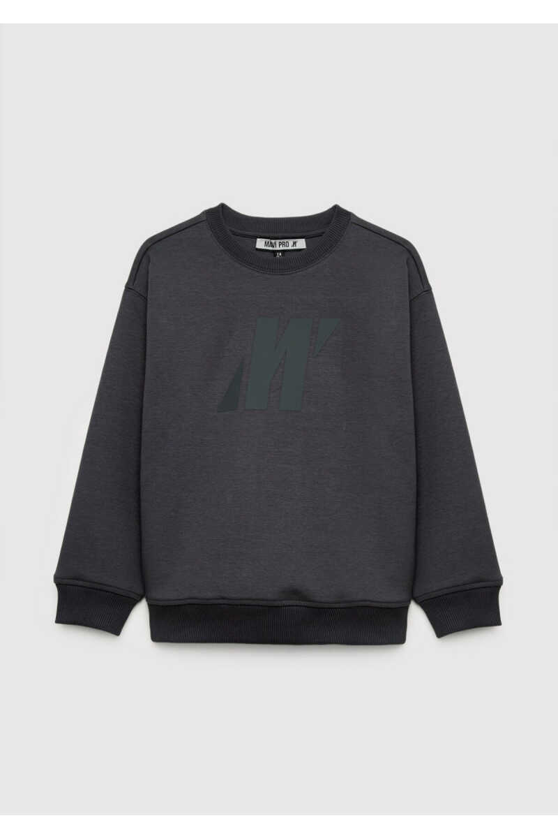 Mavi Pro Baskılı Antrasit Çocuk Sweatshirt 6S10201-70763 - 3